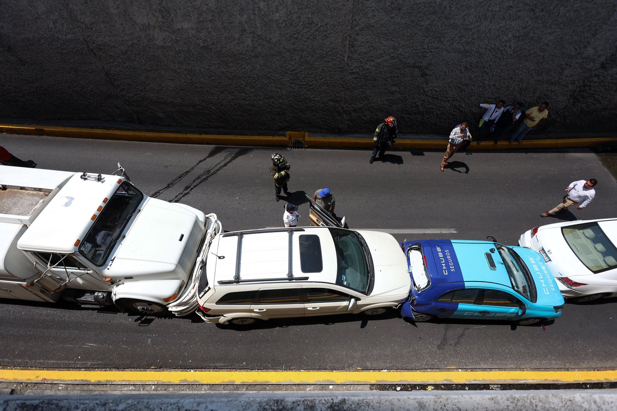 ¿Qué pasó en Toluca? Una carambola dejó varios heridos