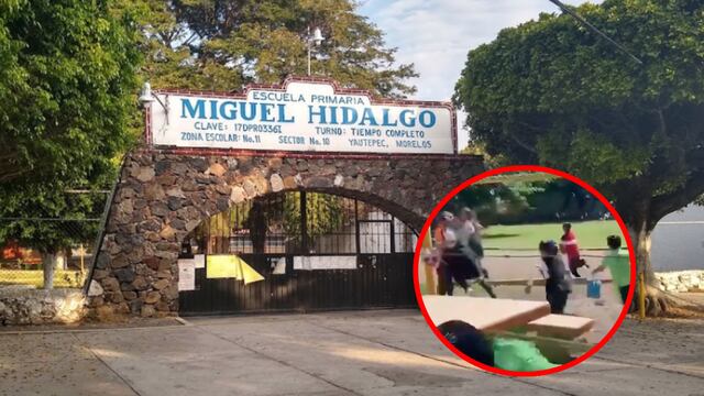 Balacera en primaria Miguel Hidalgo de Yautepec, Morelos
