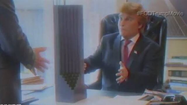 Johnny Depp como Donald Trump