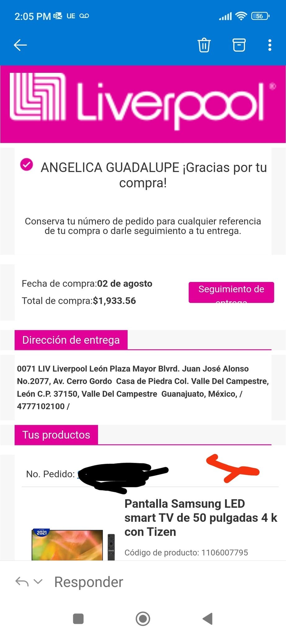 ¿Liverpool no respeta el precio?