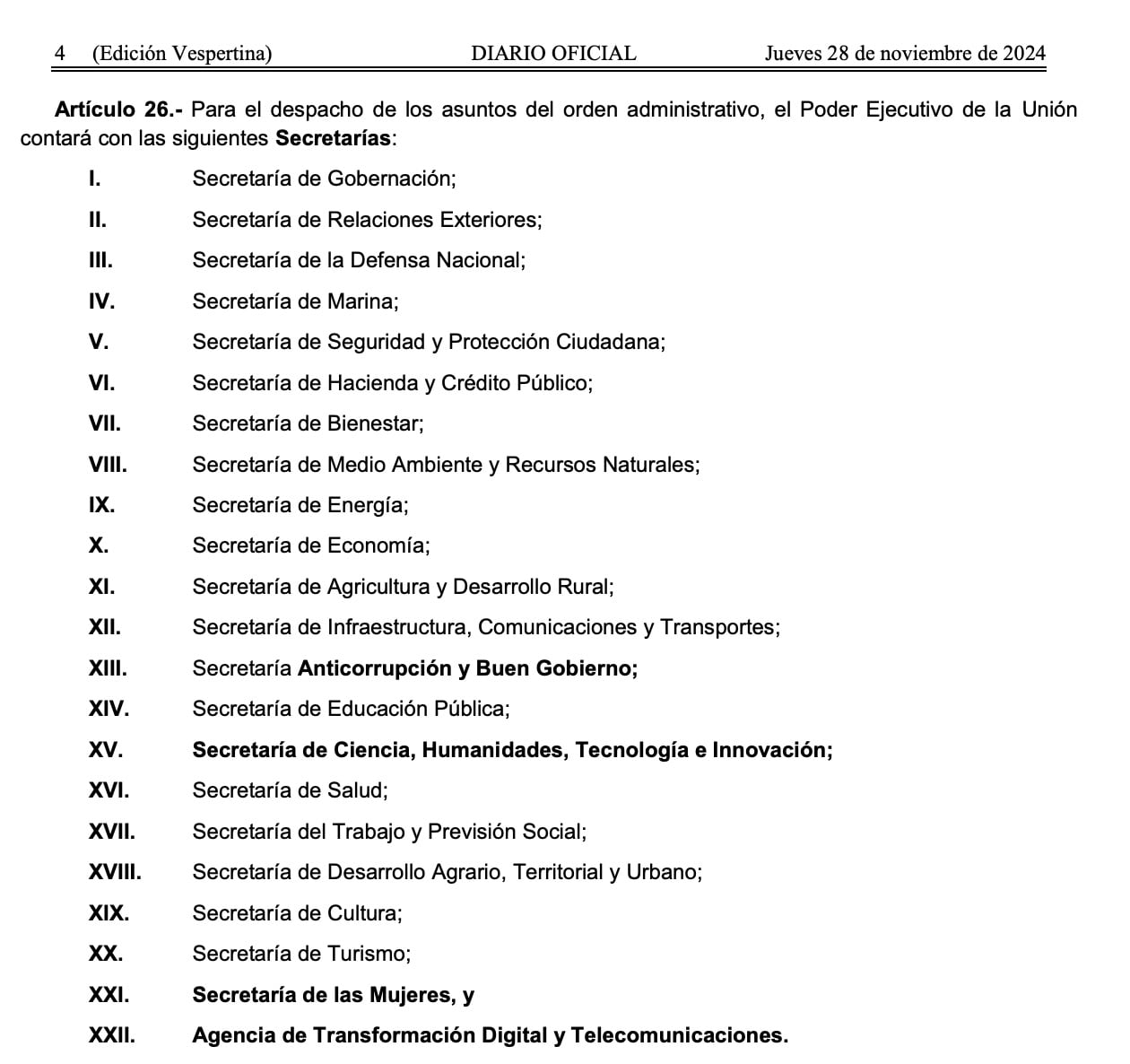 Agencia de Transformación Digital y Telecomunicaciones sí es Secretaría federal