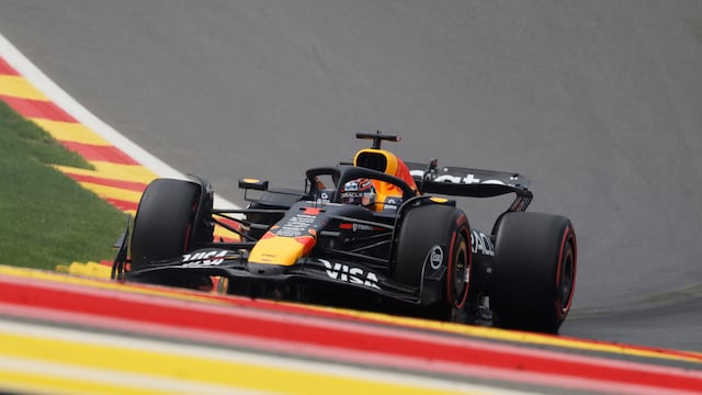 Max Verstappen brilló en la carrera sprint del Gran Premio de Bélgica