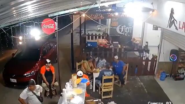 Una balacera se desató en una taquería de Manguito