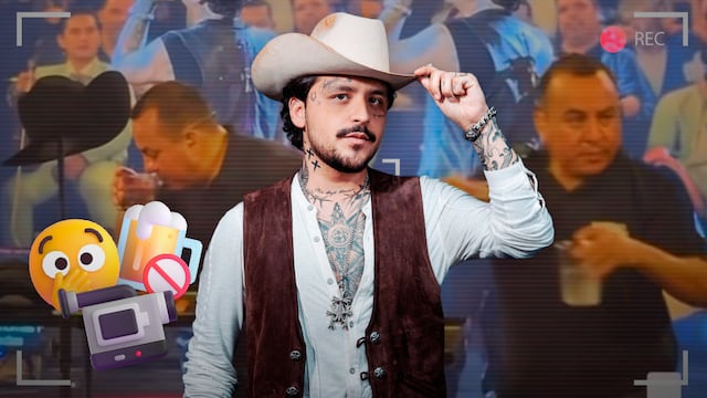 Retiran bebidas a Christian Nodal por consumo excesivo de alcohol