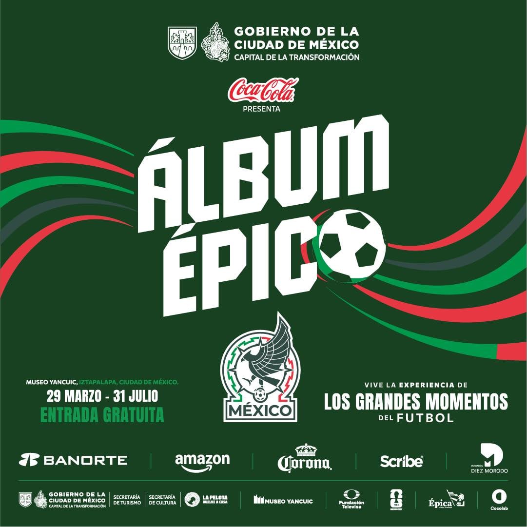 Cartel de la exposición Álbum Épico