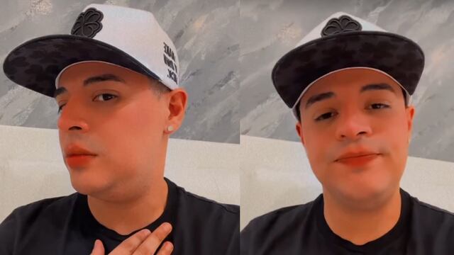 Eduin Caz preocupado por una bola que se encontró en la garganta.