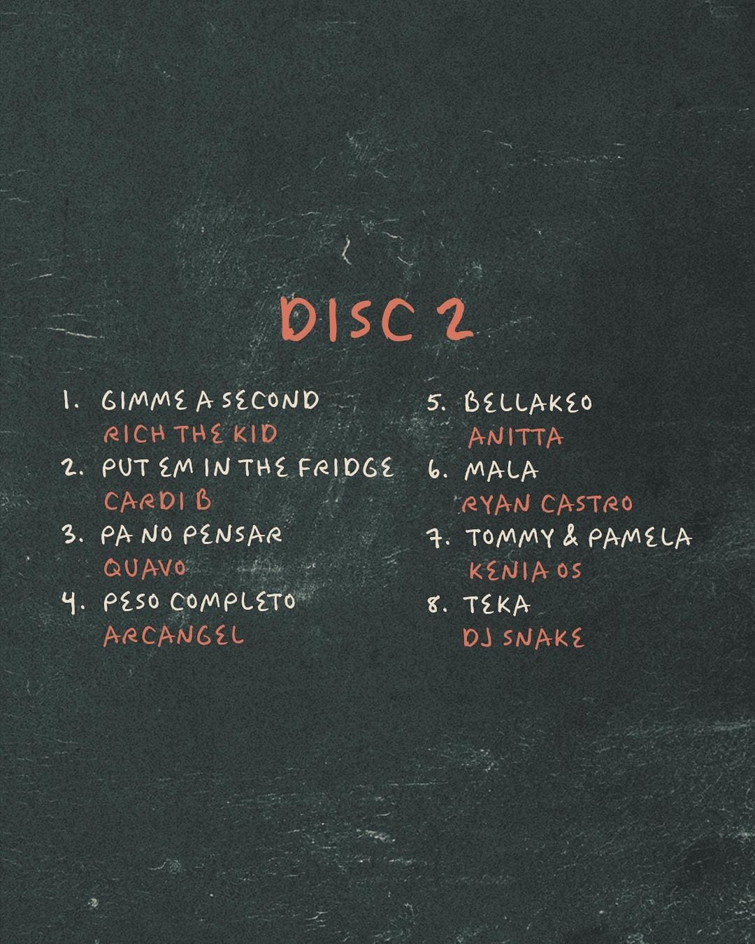 Lista de canciones del nuevo disco de Peso Pluma