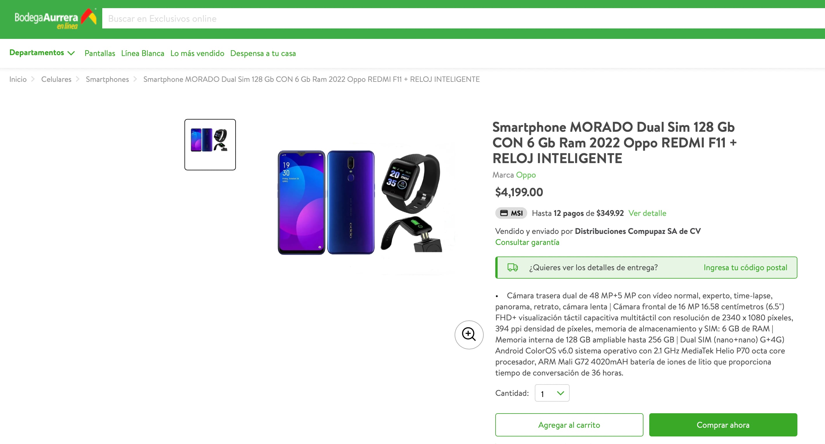 5 mejores smartphones para comprar en Bodega Aurrera en menos de 5 mil pesos