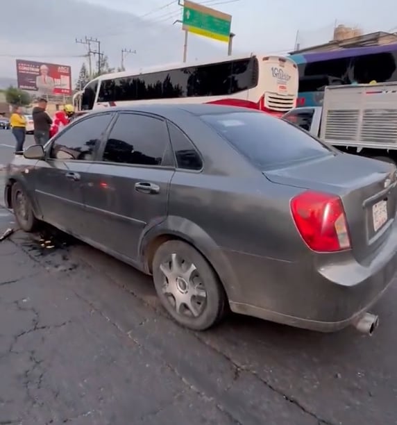 Choque múltiple en la autopista México-Pachuca