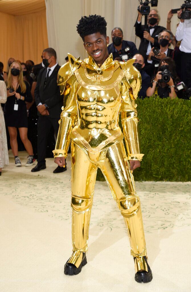 Lil Nas X en la Met Gala 2021