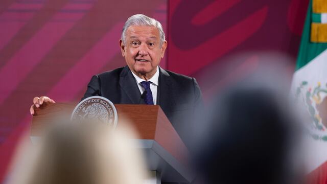 AMLO en la conferencia mañanera del 16 de marzo en Palacio Nacional