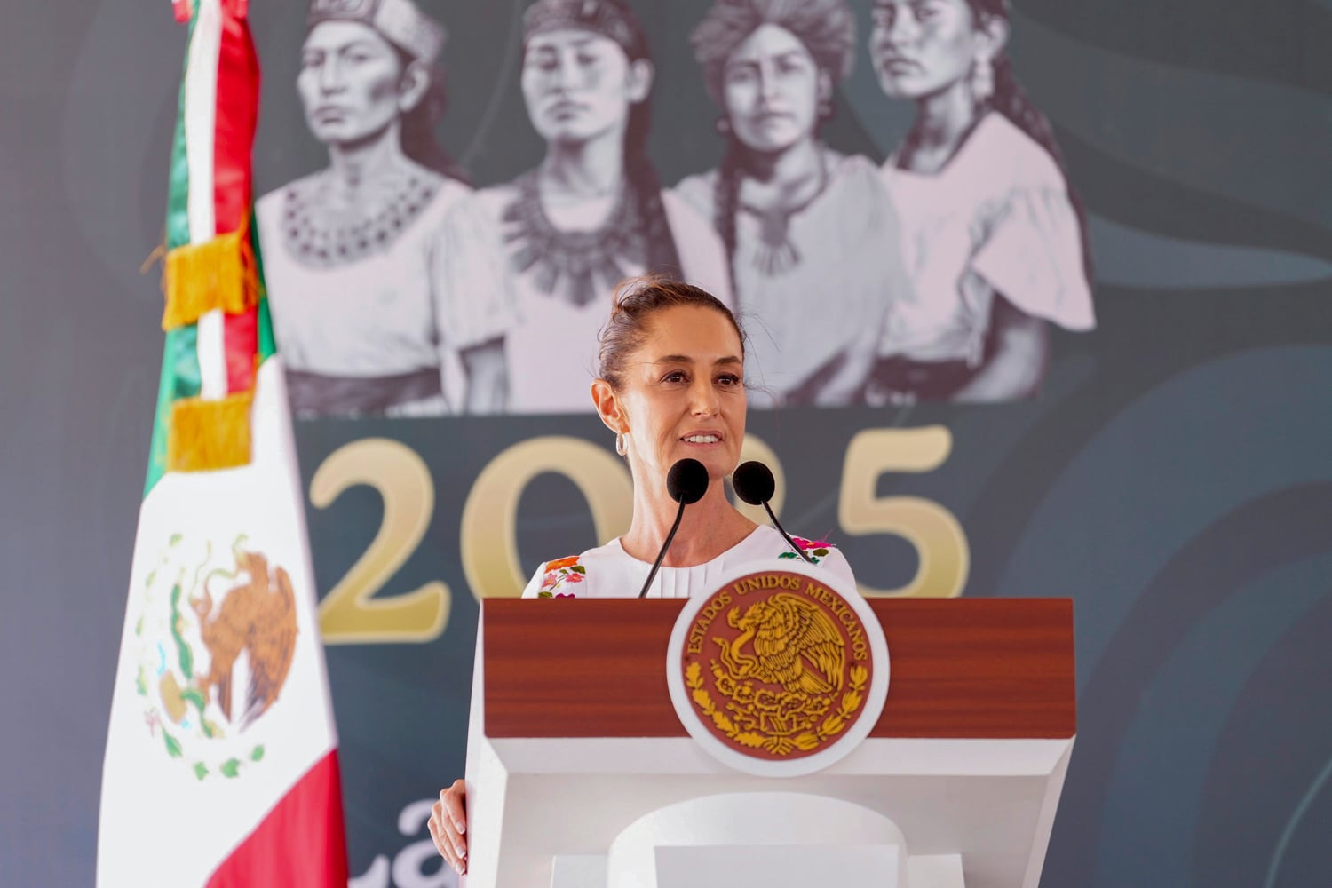 Claudia Sheinbaum en Progreso, Veracruz