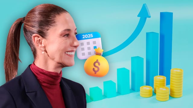Salario mínimo en México 2025 aumentará 12%m, confirma Claudia Sheinbaum