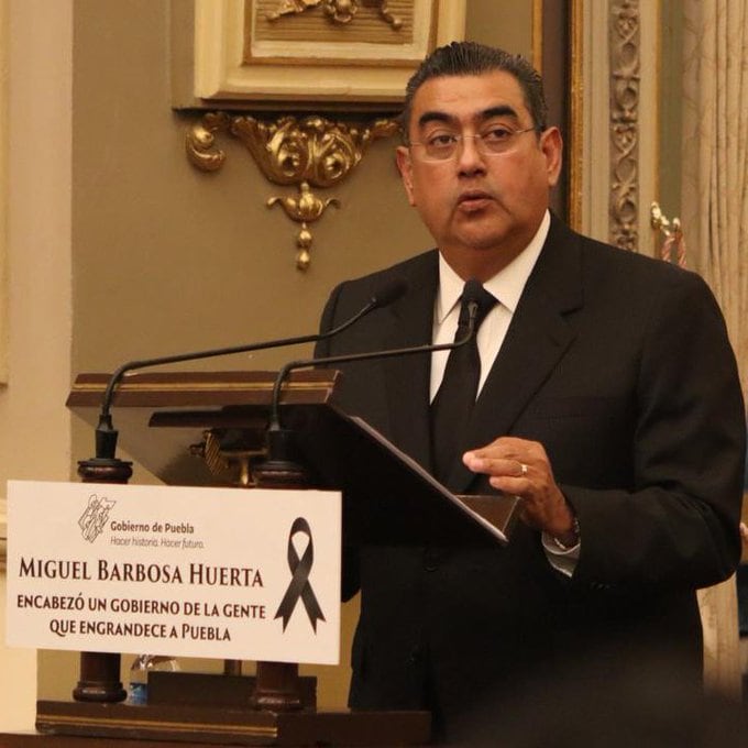 Sergio Salomón Céspedes Peregrino, gobernador sustituto de Puebla