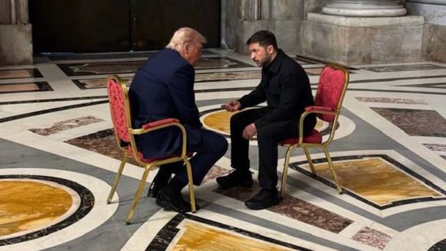 Donald Trump y Vladimir Zelensky