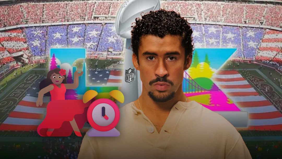 Bad Bunny en el Super Bowl 2026: setlist y duración del medio tiempo