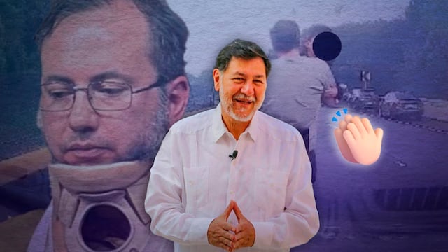 Noroña destaca heroísmo de Emiliano González, trabajador del Senado agredido por Alito Moreno