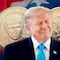 Así se ve la moneda conmemorativa de Donald Trump