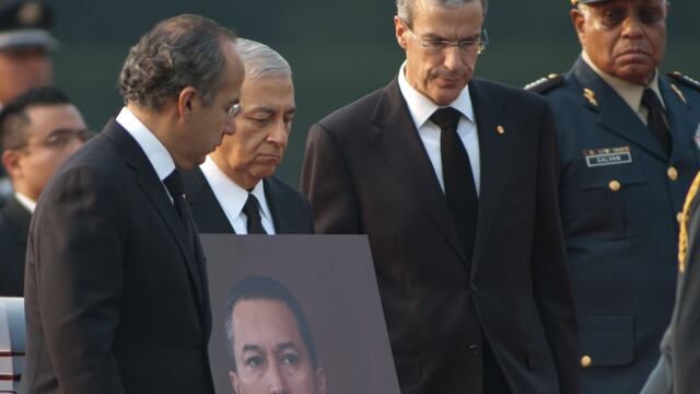 Funerales de Estado para Francisco Blake Mora en 2011.