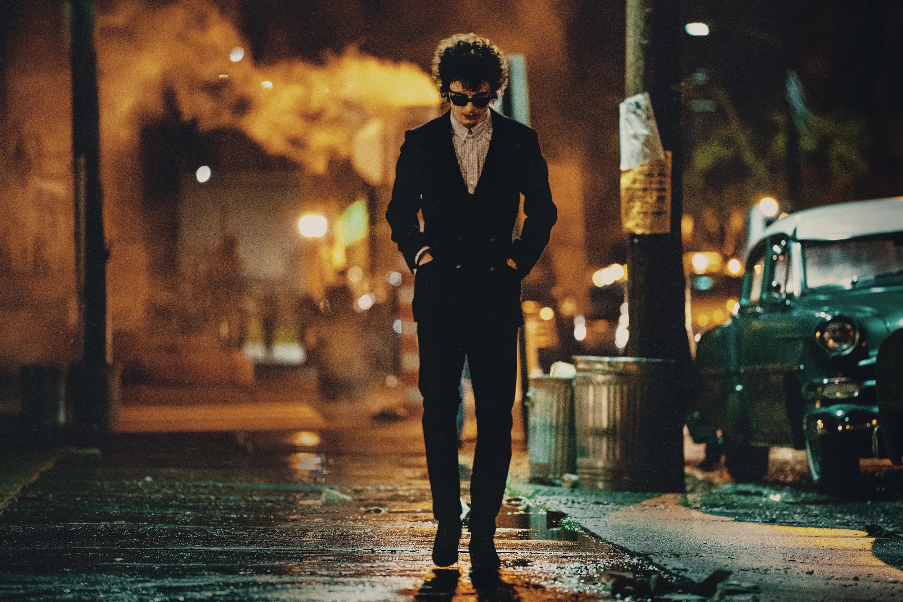 A Complete Unknown con Timothée Chalamet como Bob Dylan