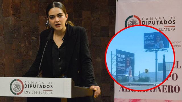 Espectaculares de Andrea Chávez