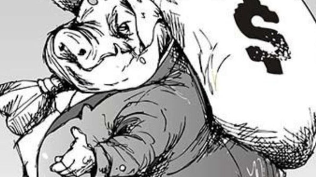 Cerdos corruptos de Calderón que respiran por el culo