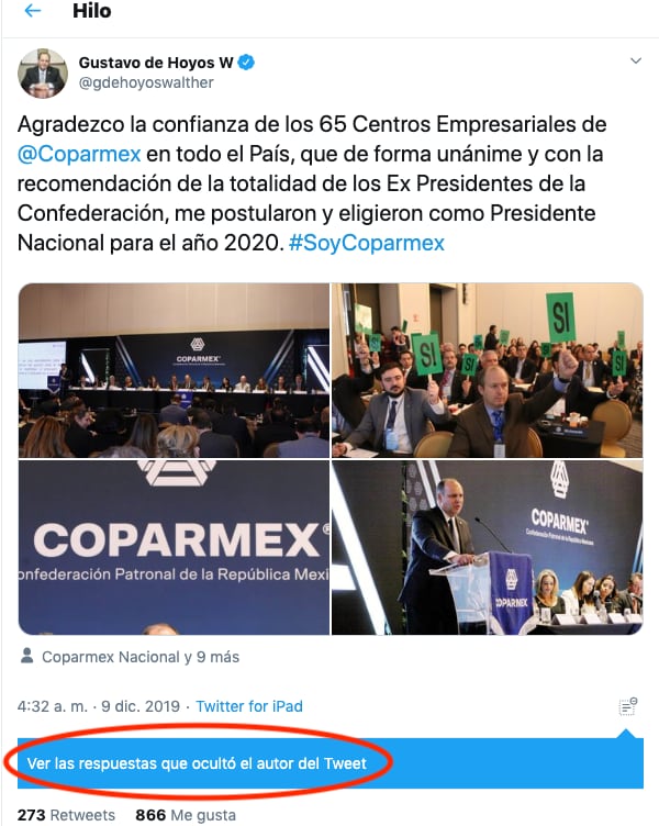 Con un click, el usuario puede ver las respuestas ocultas