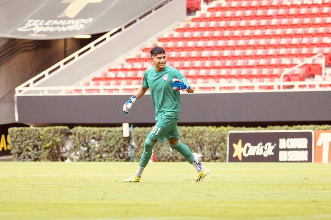 Juan Sebastián Liceaga, portero de México en la Sub-20.
