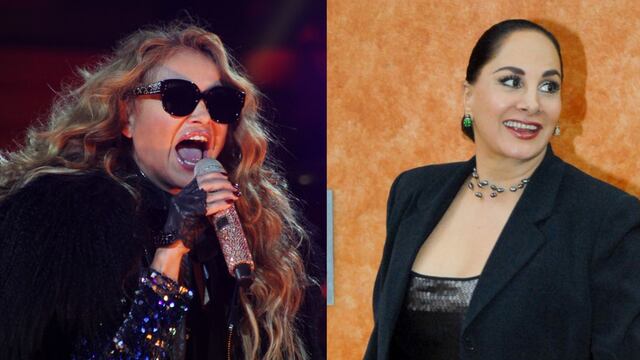 Paulina Rubio y Susana Dosamantes.