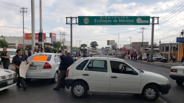 Bloqueos en Ecatepec hoy 30 de octubre