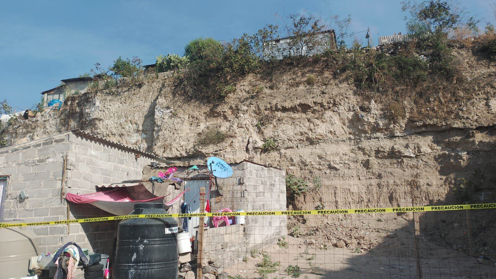Deslave en colonia Adolfo López Mateos, Chimalhuacán