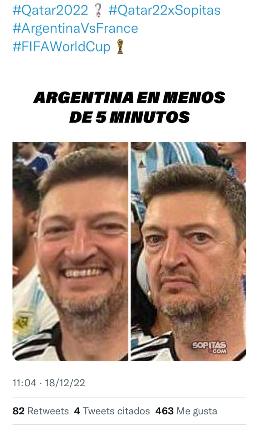 Memes final Qatar 2022.