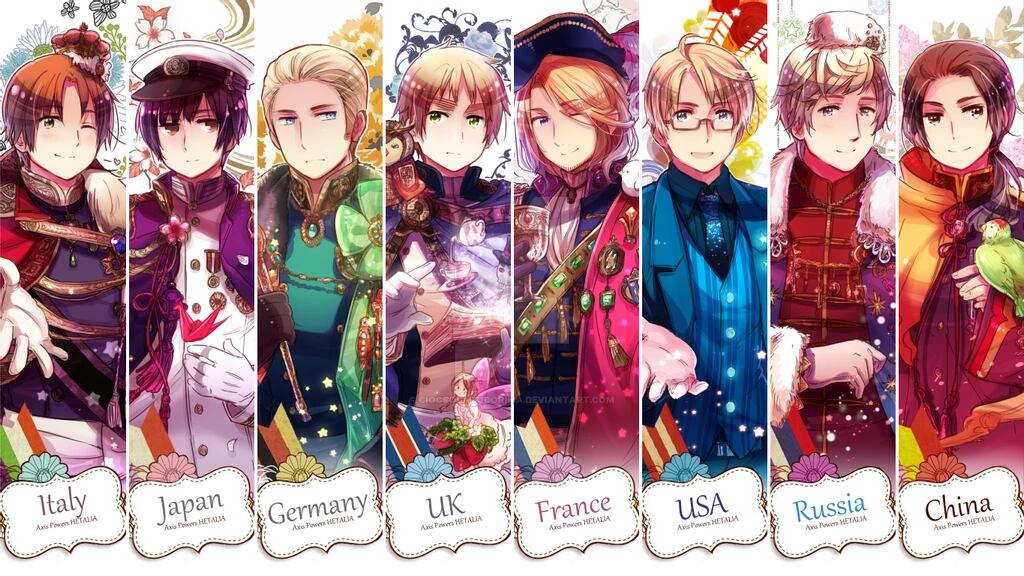 Este 24 de octubre es el Día de la Hetalia, del anime Hetalia Axis Power