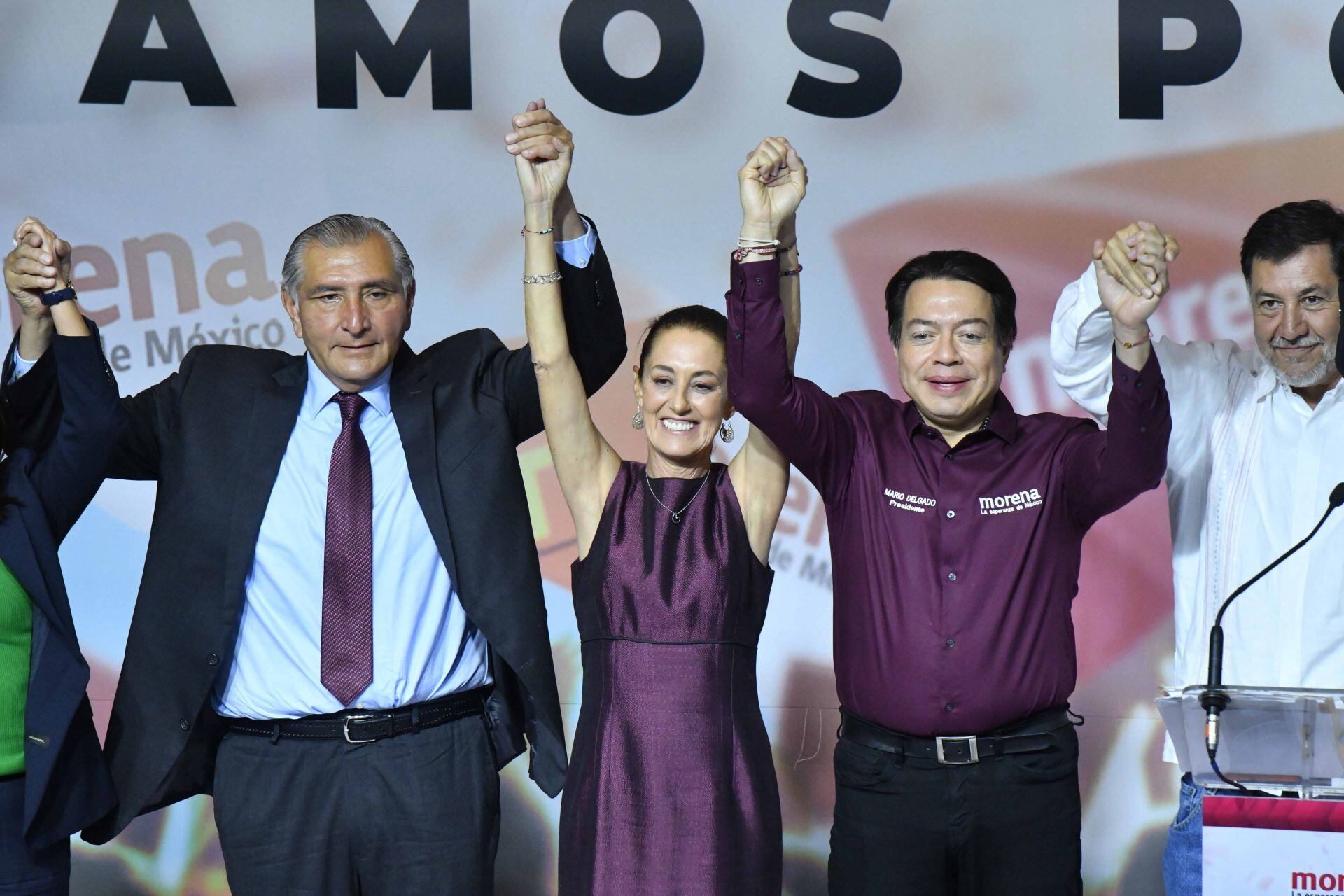 Claudia Sheinbaum ganó la encuesta de Morena