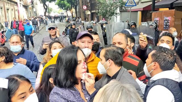 Lía Limón es agredida