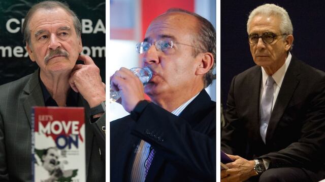Vicente Fox, Felipe Calderón y Ernesto Zedillo