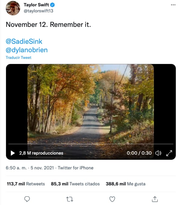 Teorías de los fans sobre que la canción 'All Too Well' de Taylor Swift es para Jake Gyllenhaal