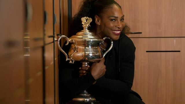 Serena presume su séptimo título en Australia.