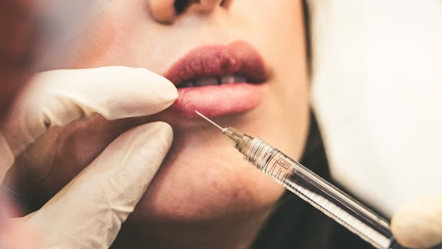 Inyección de bótox