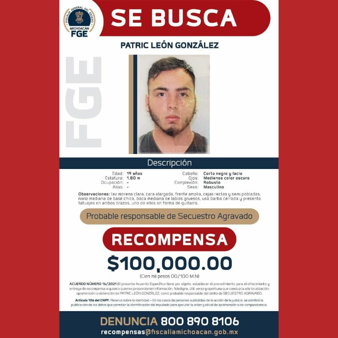 Recompensa por Patric