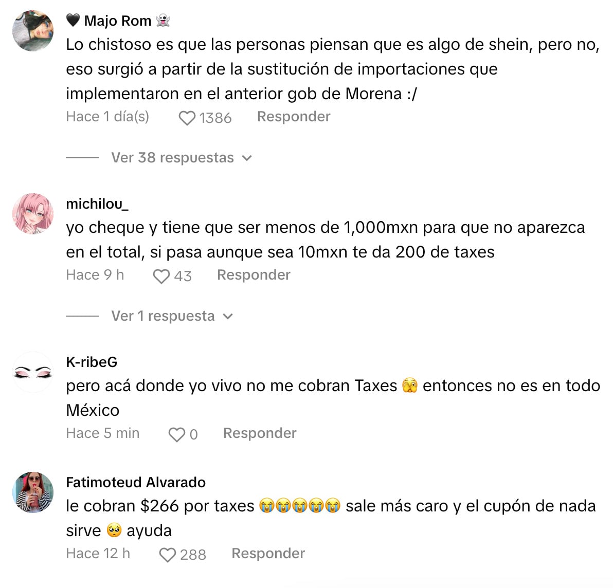 Shein está empezando a implementar los impuesTos IGI del SAT
