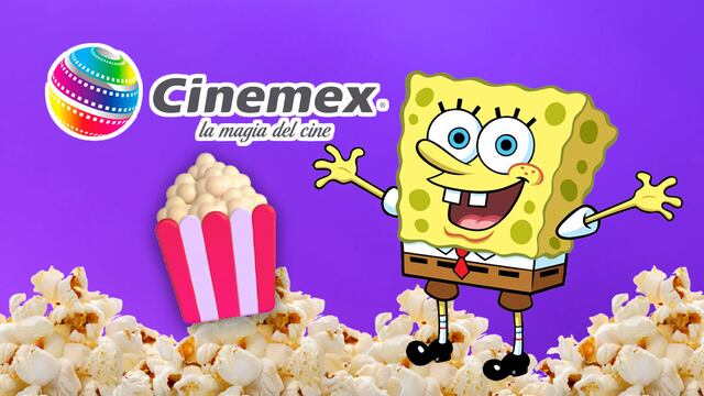 Palomera de Bob Esponja en Cinemex