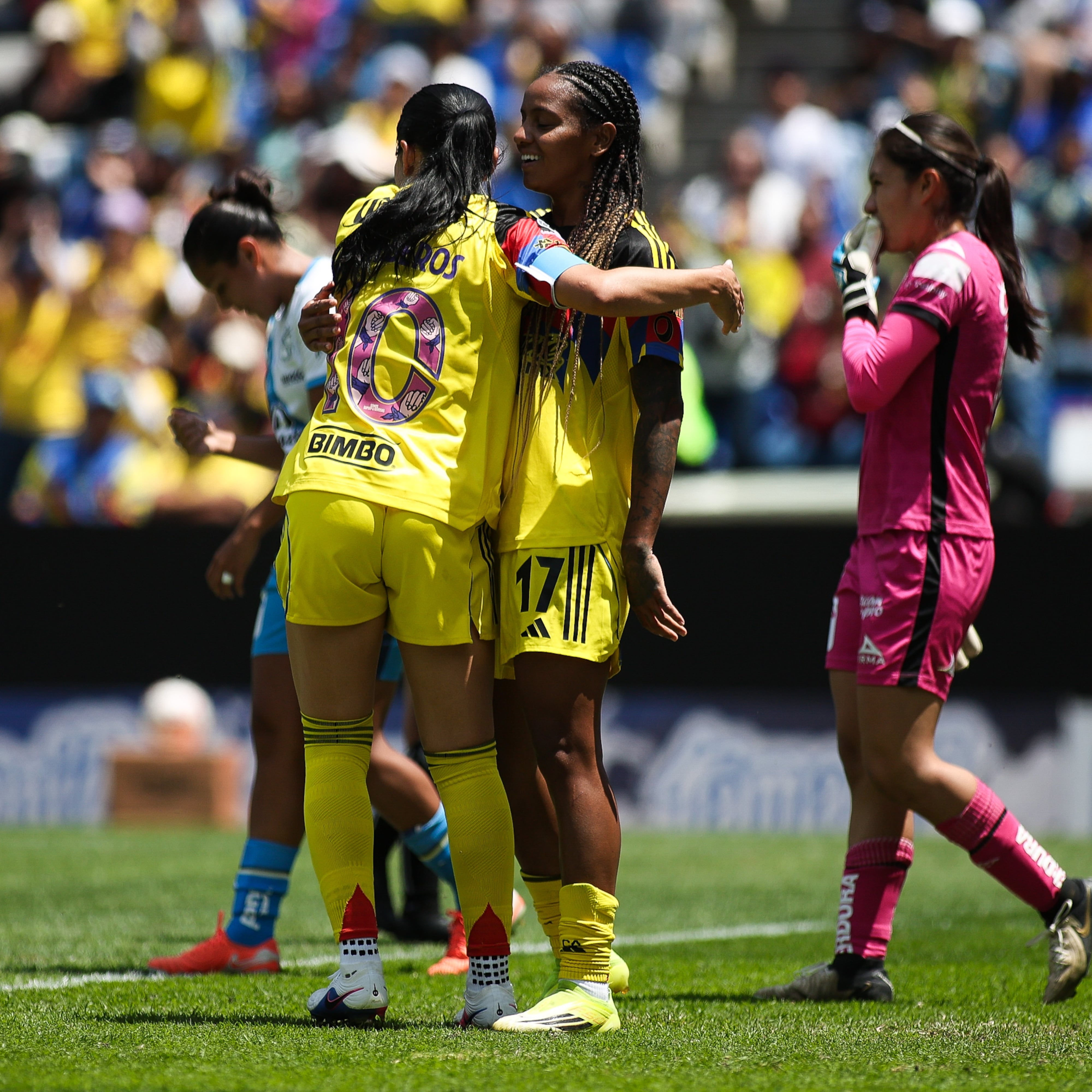 América aplasta 3-0 a Puebla en la Liga MX Femenil
