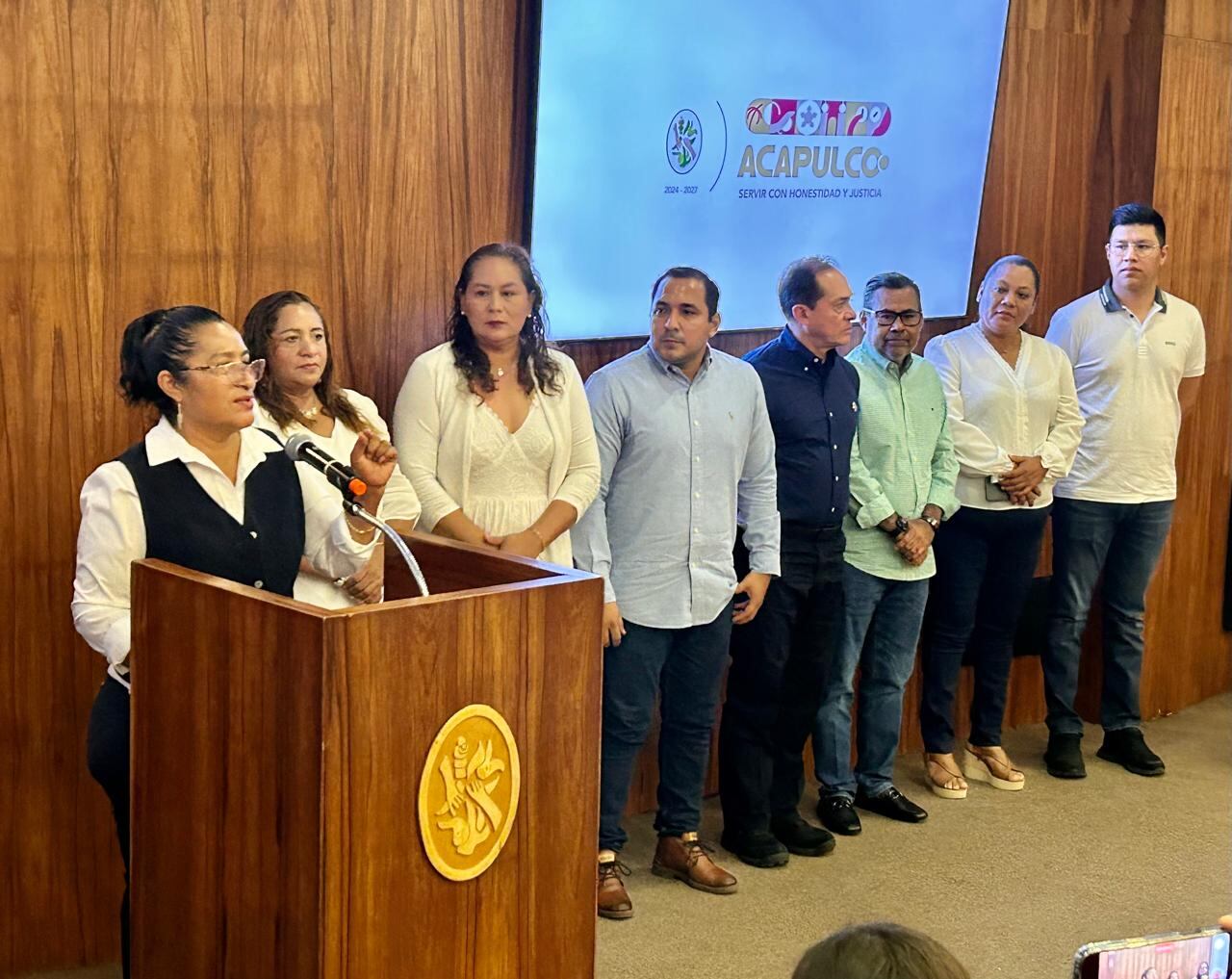Abelina López presenta balance de fin de año en Acapulco