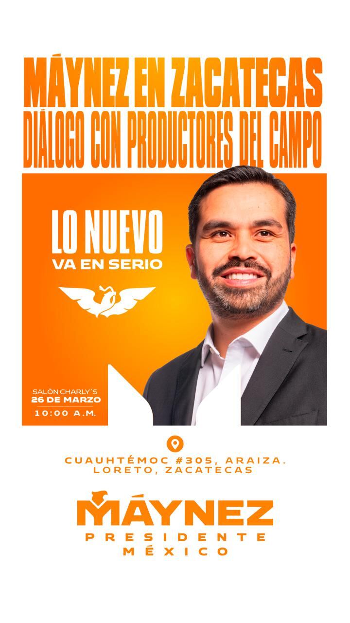 Jorge Álvarez Máynez retomará actividades en Zacatecas