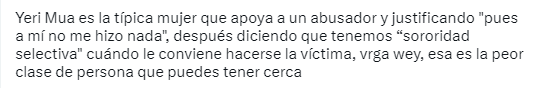 Yeri Mua no es 'cancelada' por Aaron Mercury, sino por el abusador Naim Darrechi.
