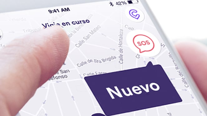 El nuevo botón de emergencia de Cabify.