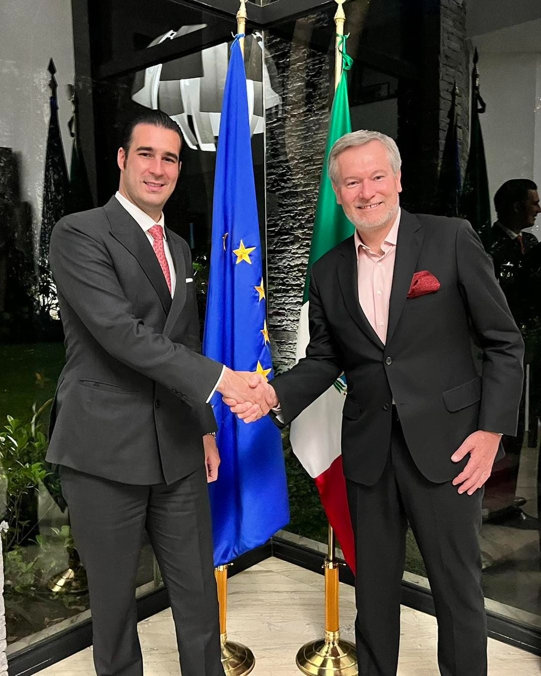 Miguel Torruco Garza y Gautier Mignot