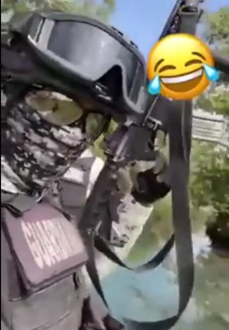 Guardia Nacional parodia al CJNG