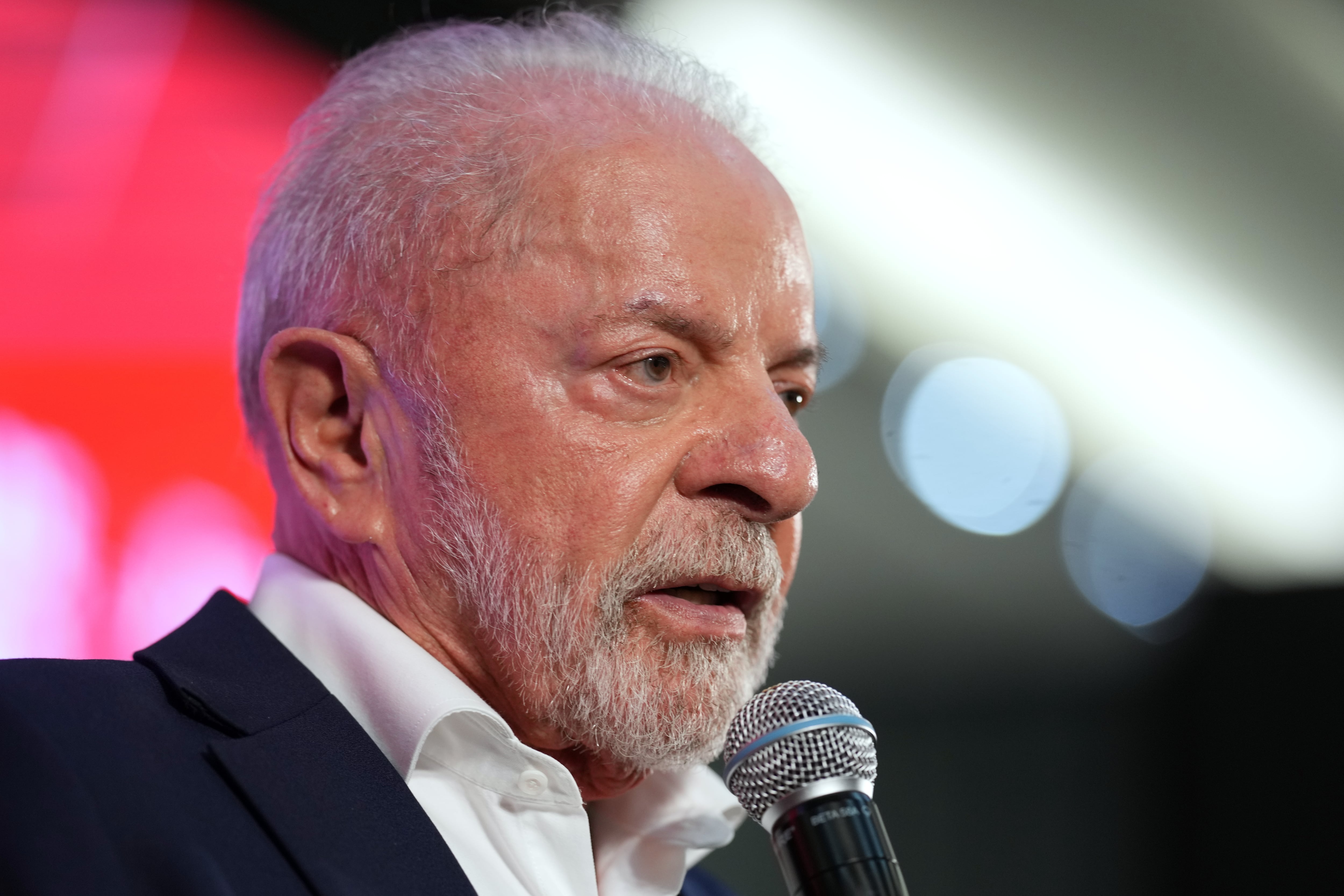 Luiz Inácio Lula da Silva, presidente de Brasil.
